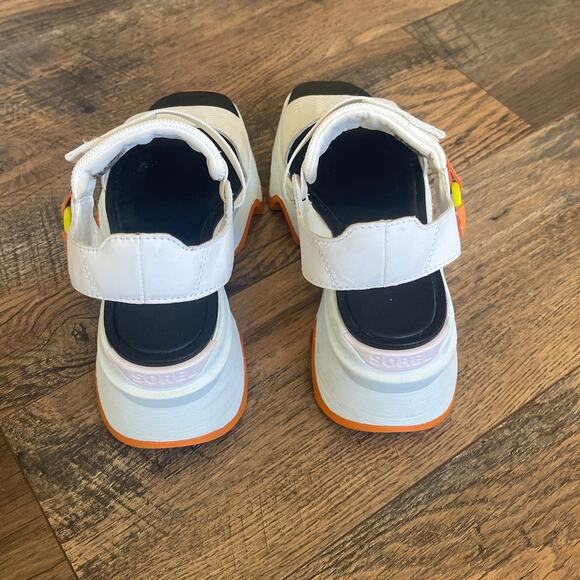 SOREL Kinetic Impact Y-Strap High Wedge Women's Sandals (6.5/EU37.5) - Picture 6 of 7